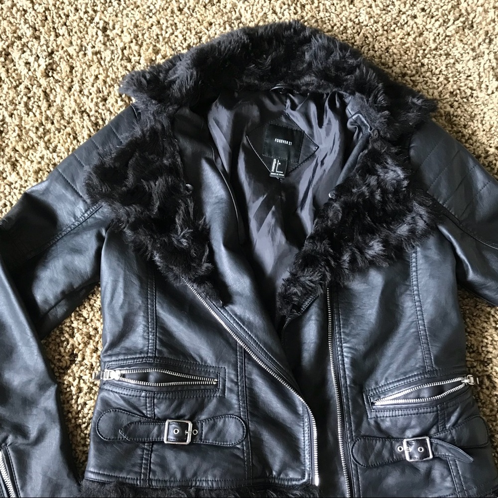 Forever 21 leather jacket